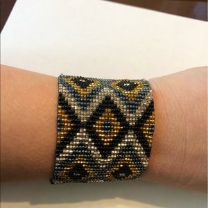 Glass Bead Bracelet - Boho Chic!